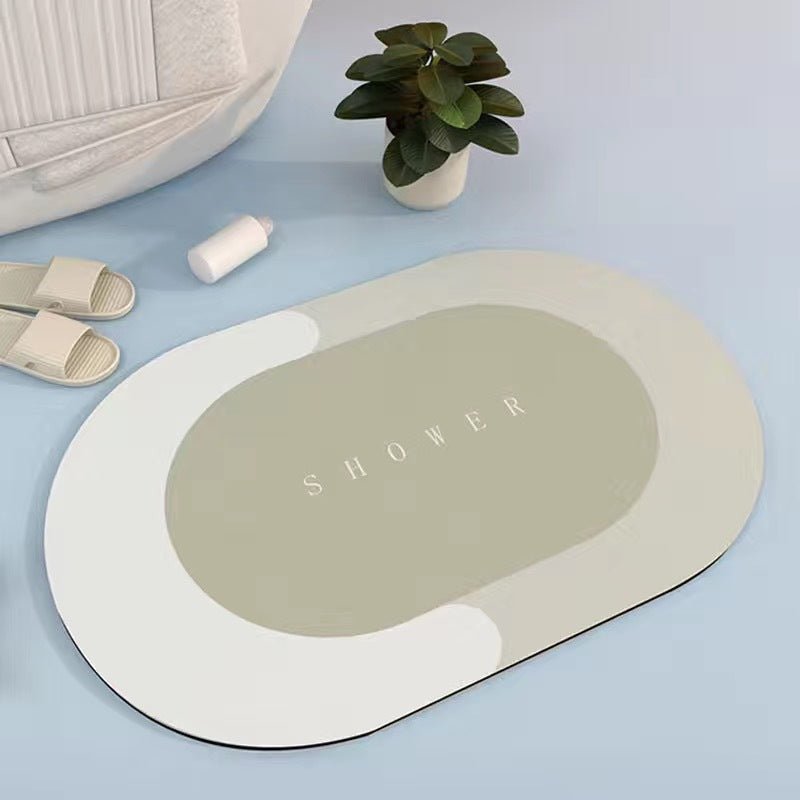Bath Mat Entrance Door Mat Super Absorbent Bathroom Mats Quick Drying Bathroom Carpet Modern Simple Non-Slip Floor Mats Home | Orazek UK Ltd