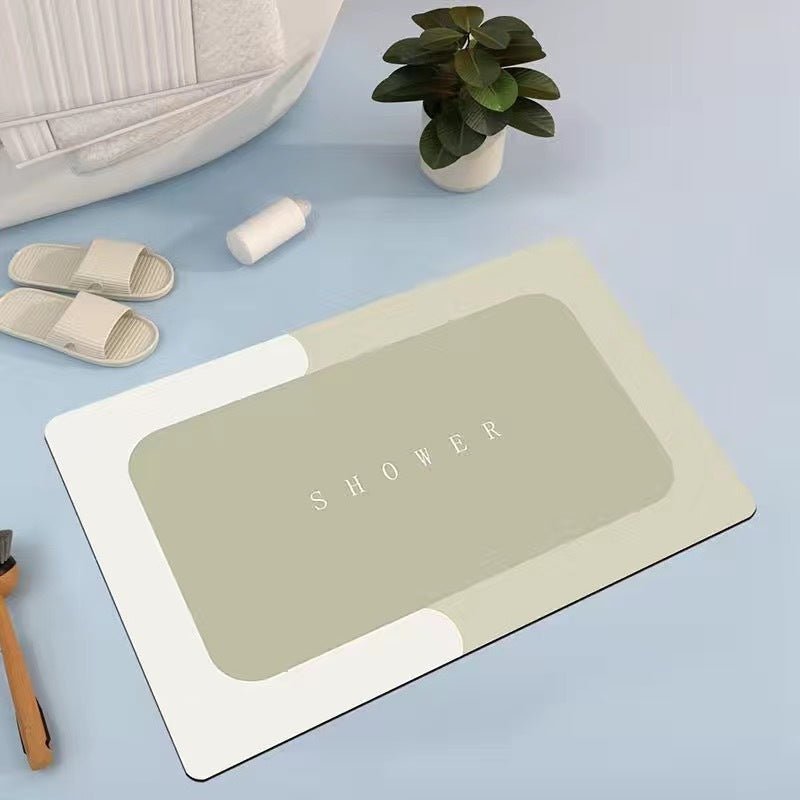 Bath Mat Entrance Door Mat Super Absorbent Bathroom Mats Quick Drying Bathroom Carpet Modern Simple Non-Slip Floor Mats Home | Orazek UK Ltd