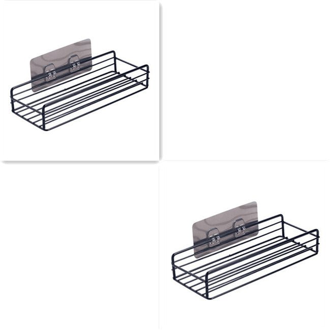 Bathroom Shelf Corner Frame Shower Wrought Iron Kitchen Accessories Storage Rack Holder Bathroom Shelves Bathroom Equipment | Orazek UK Ltd