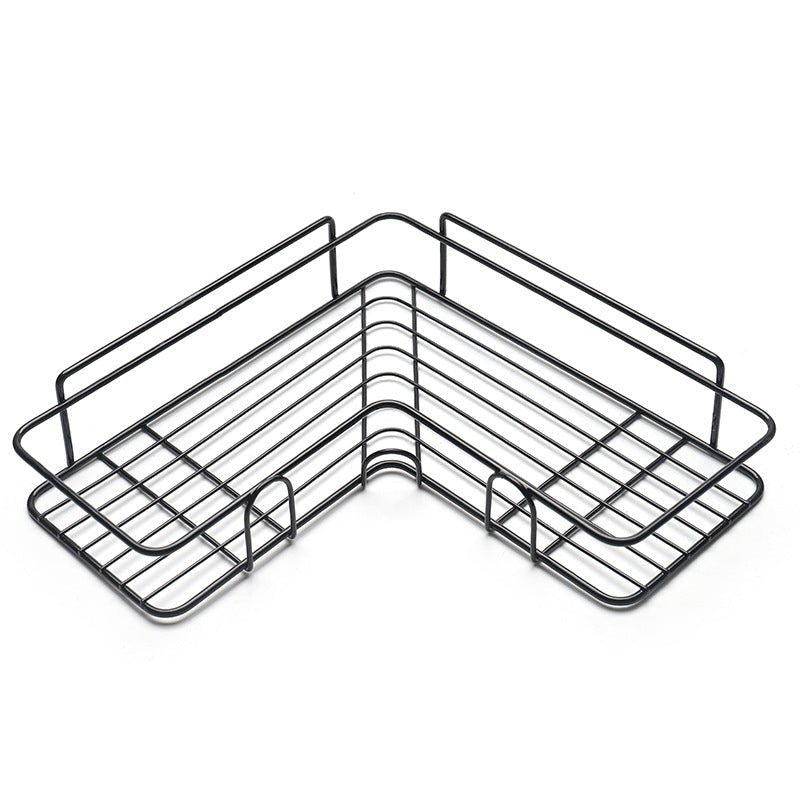 Bathroom Shelf Corner Frame Shower Wrought Iron Kitchen Accessories Storage Rack Holder Bathroom Shelves Bathroom Equipment | Orazek UK Ltd