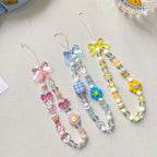 Beaded Flower Mobile Phone Lanyard Jewelry Accessories Hand Rope Lanyard | Orazek UK Ltd