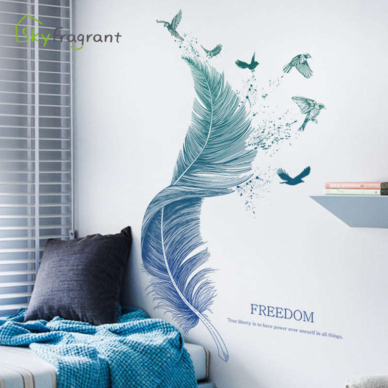 Bedroom Decoration Wall Light Luxury Wall Stickers Wall Stickers | Orazek UK Ltd