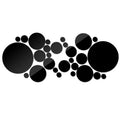 Big And Small Circles Mirror Sticker 3D Stereo Acrylic Wall Decoration | Orazek UK Ltd