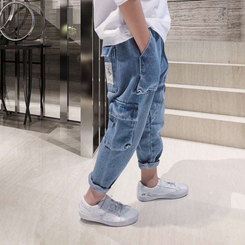 Big Kids Loose Harem Trousers Big Kids Plus Fleece Padded Overalls | Orazek UK Ltd