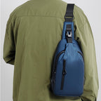 Black Sling Crossbody Backpack Shoulder Bag For Men Chest Bag | Orazek UK Ltd