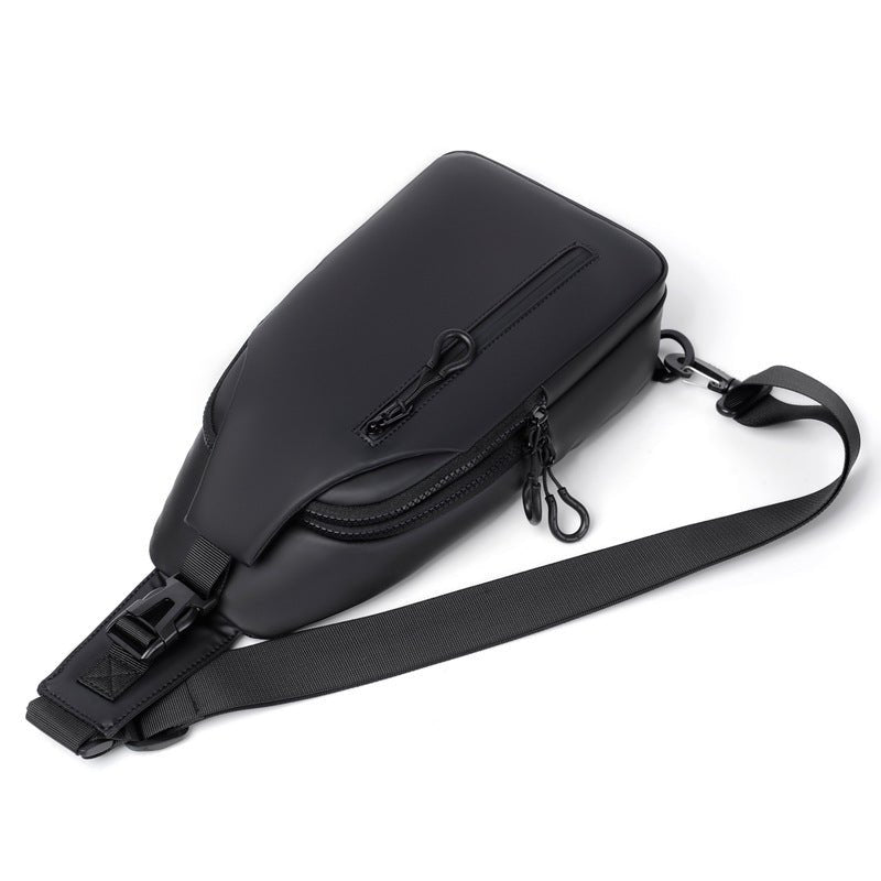 Black Sling Crossbody Backpack Shoulder Bag For Men Chest Bag | Orazek UK Ltd