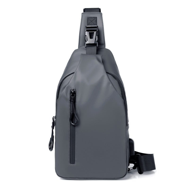 Black Sling Crossbody Backpack Shoulder Bag For Men Chest Bag | Orazek UK Ltd