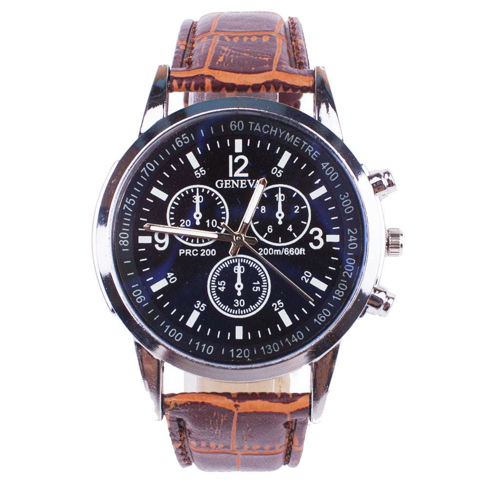 Blue Light Glass Wrist Watch Men New Watches | Orazek UK Ltd