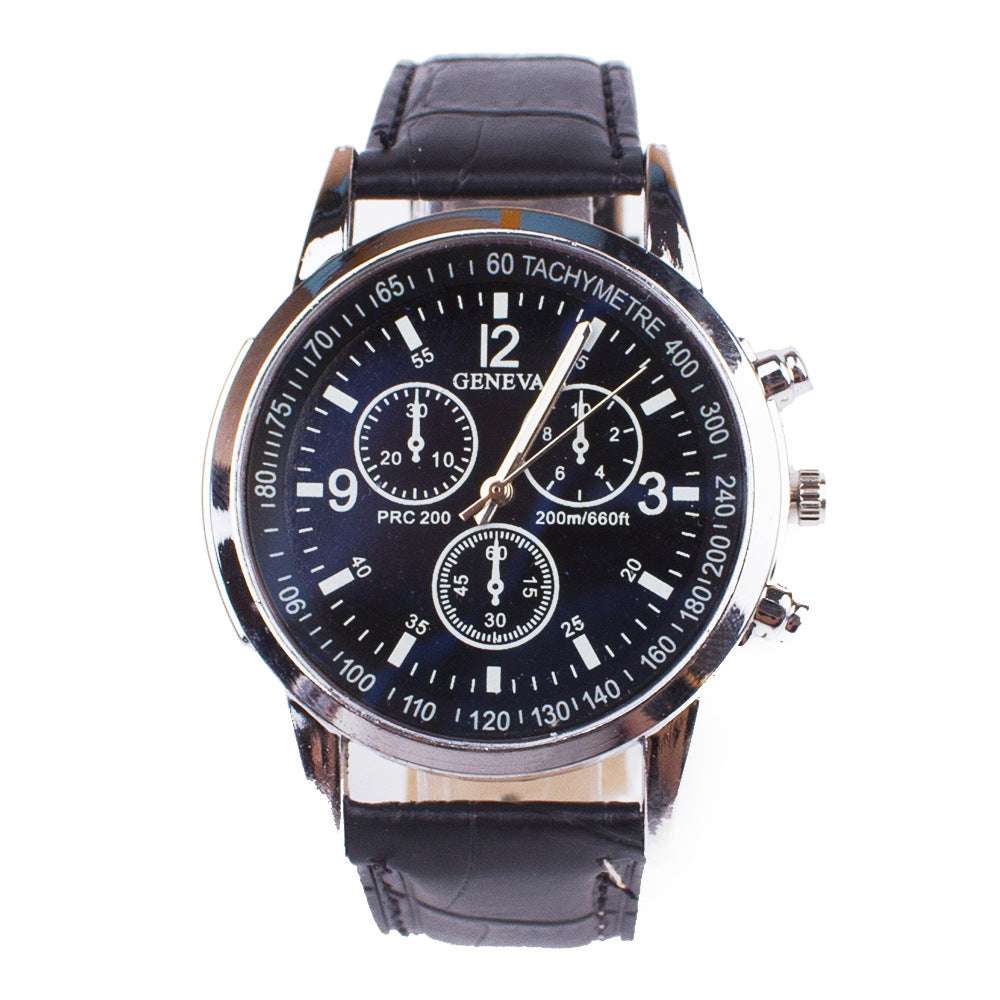 Blue Light Glass Wrist Watch Men New Watches | Orazek UK Ltd