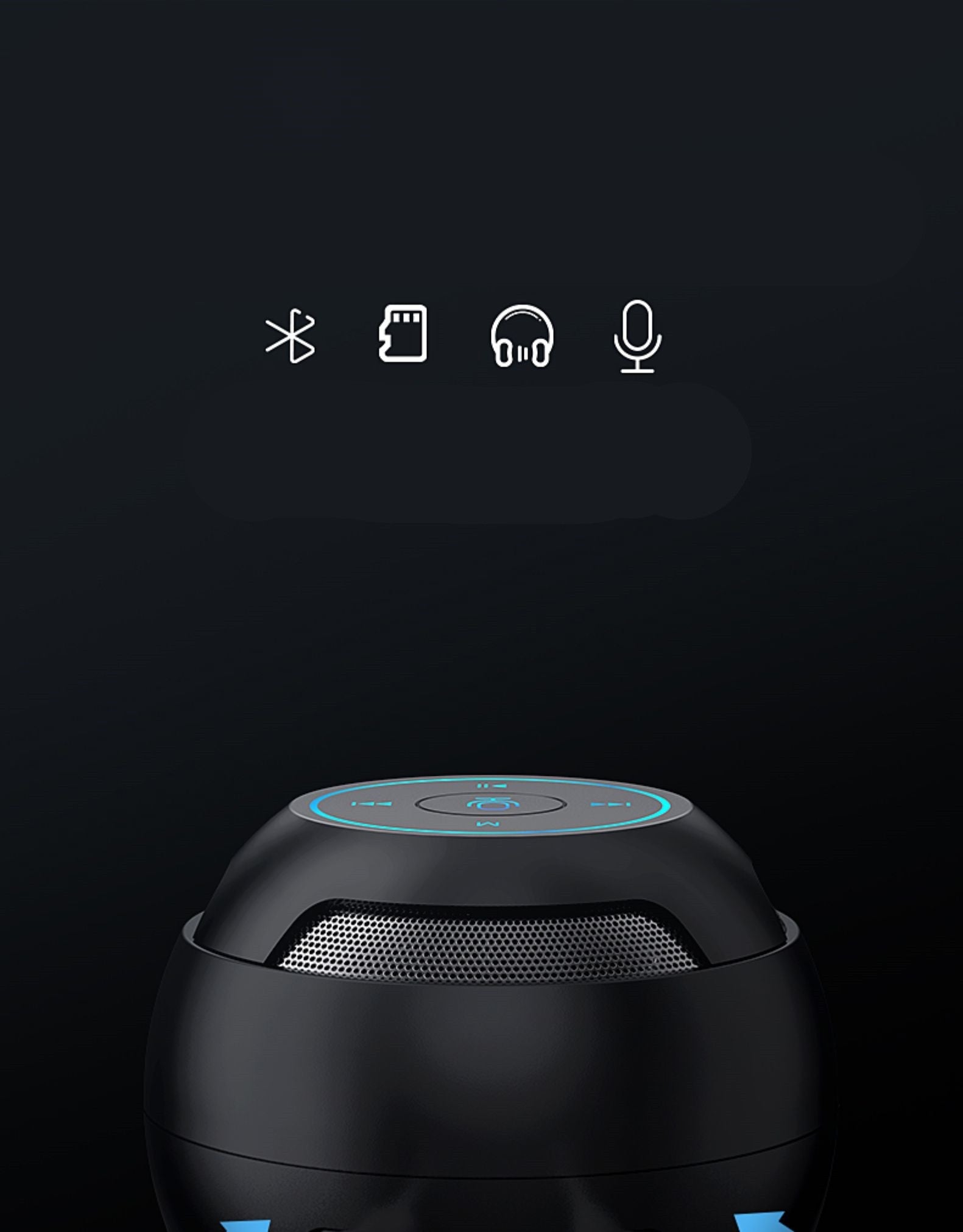 Bluetooth speaker mini audio mini portable compact Orazek UK Ltd