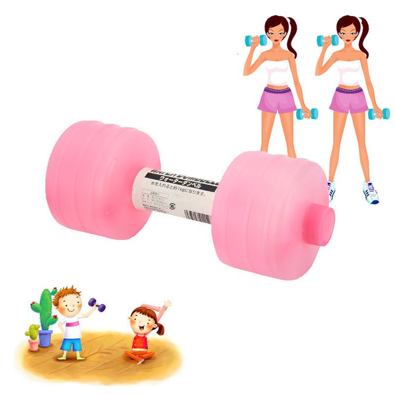 Body Building Water Dumbbell Weight Dumbbells Slimming Fitness Gym Equipment Yoga for Training Sport Plastic Bottle Exercise | Orazek UK Ltd