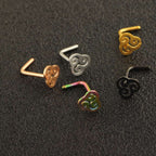 Body Piercing Nose Nail Nose Ring Stainless Steel Earring | Orazek UK Ltd