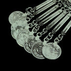 Bohemian tassel coin necklace | Orazek UK Ltd