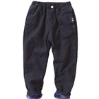 Boys' Casual Pants Korean Winter Long Pants, Big Kids Plus Cashmere Pants Trend | Orazek UK Ltd