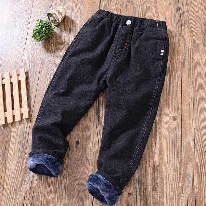 Boys' Casual Pants Korean Winter Long Pants, Big Kids Plus Cashmere Pants Trend Orazek UK Ltd