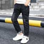 Boys' denim trousers, new style, big children's trousers, spring and autumn children's trousers | Orazek UK Ltd