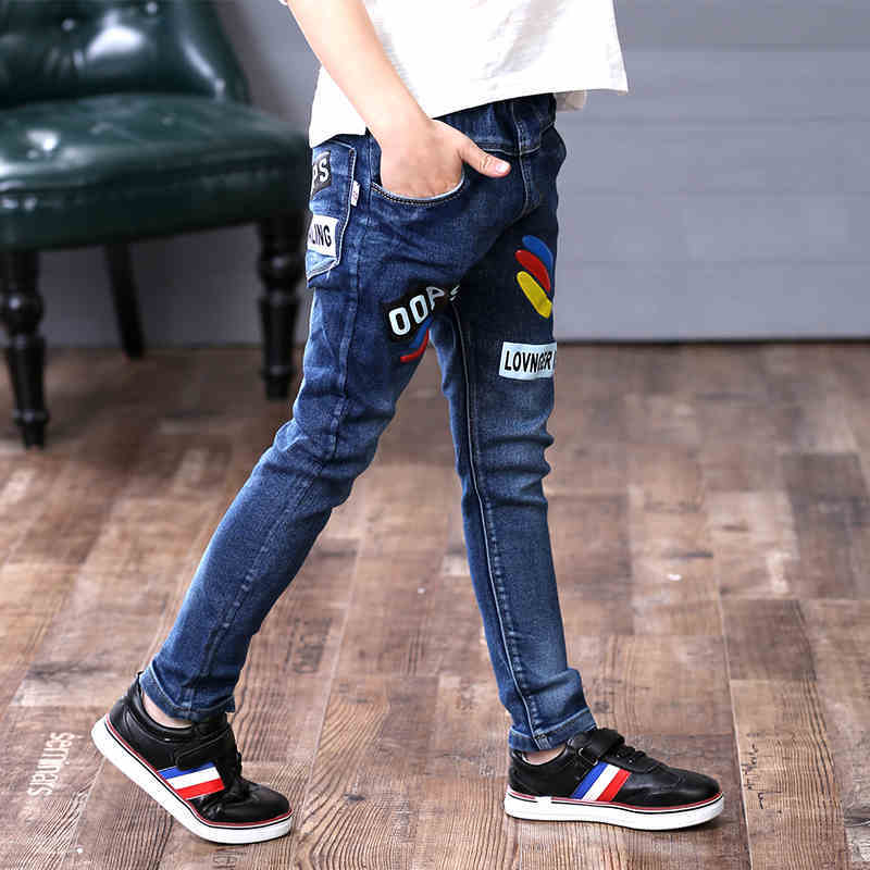 Boys Jeans Autumn And Winter New One-piece Velvet | Orazek UK Ltd