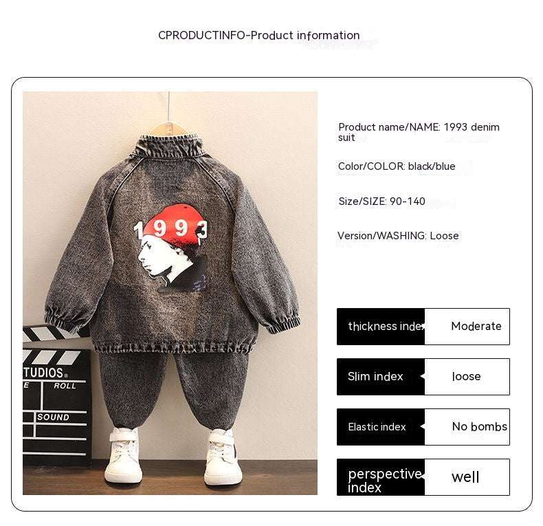 Boys Spring Clothing New Clothes Fashionable Handsome Children's Clothing Orazek UK Ltd