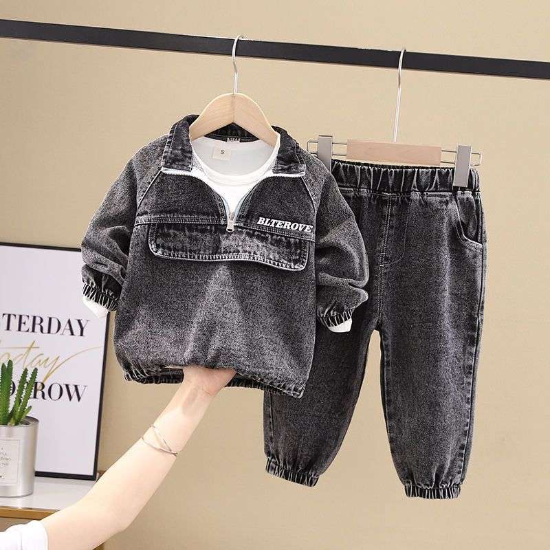 Boys Spring Clothing New Clothes Fashionable Handsome Children's Clothing | Orazek UK Ltd
