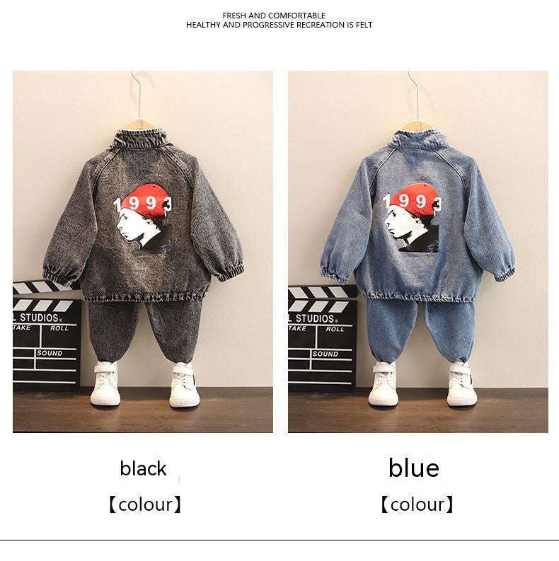Boys Spring Clothing New Clothes Fashionable Handsome Children's Clothing | Orazek UK Ltd
