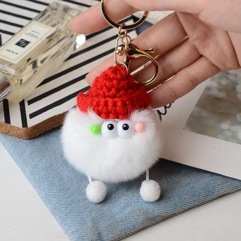 Briquette Cute Plush Bag Charms Key Ring | Orazek UK Ltd
