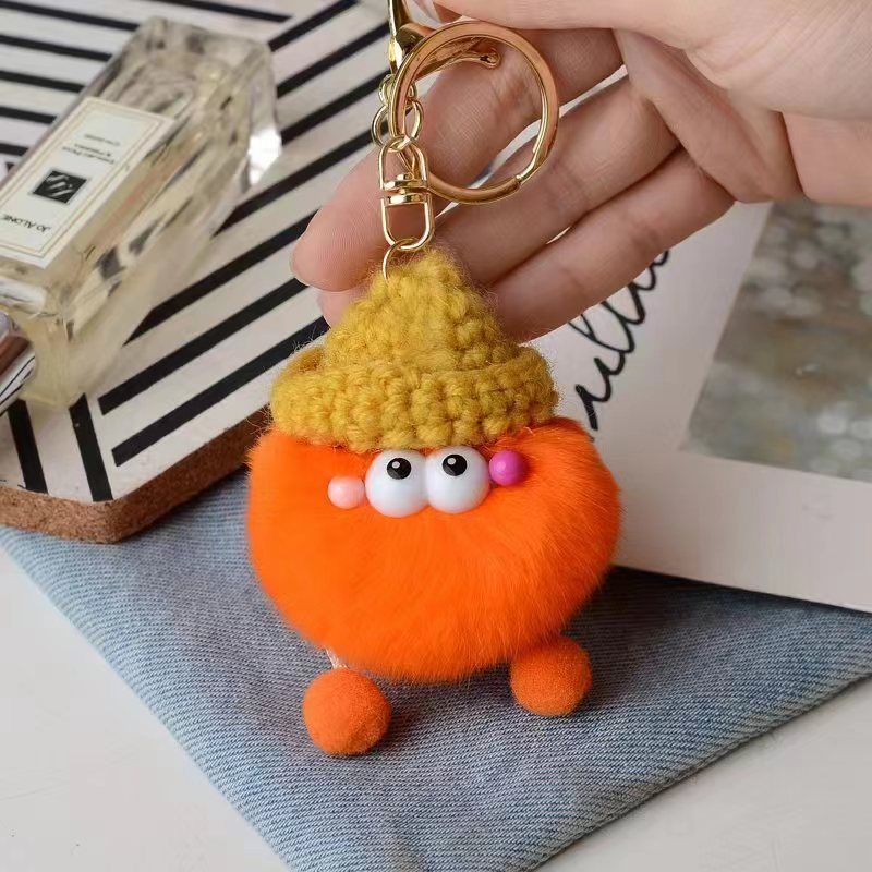 Briquette Cute Plush Bag Charms Key Ring | Orazek UK Ltd