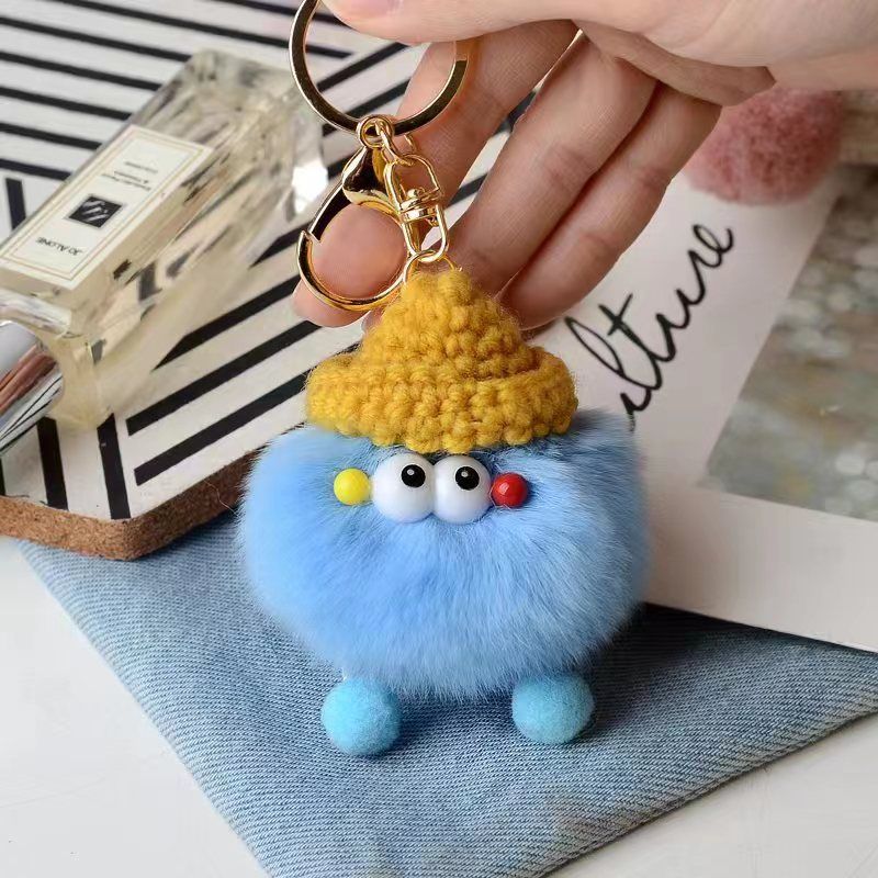 Briquette Cute Plush Bag Charms Key Ring | Orazek UK Ltd