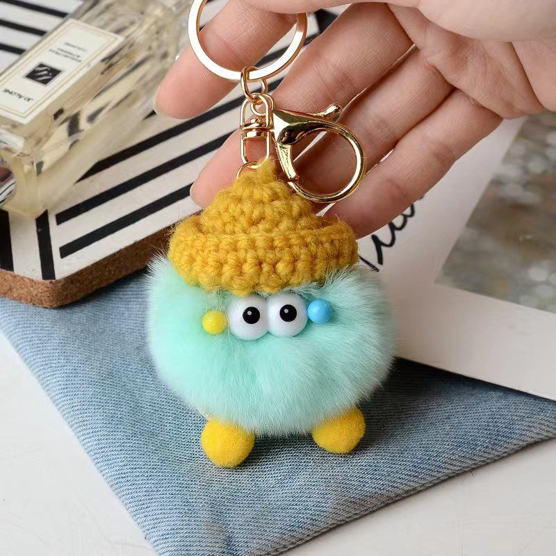Briquette Cute Plush Bag Charms Key Ring | Orazek UK Ltd