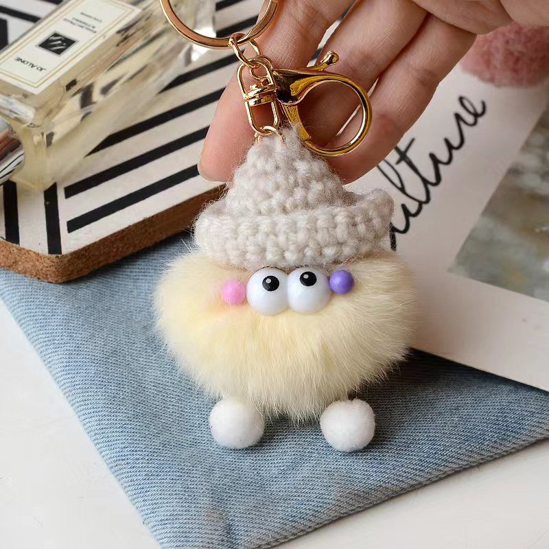 Briquette Cute Plush Bag Charms Key Ring | Orazek UK Ltd