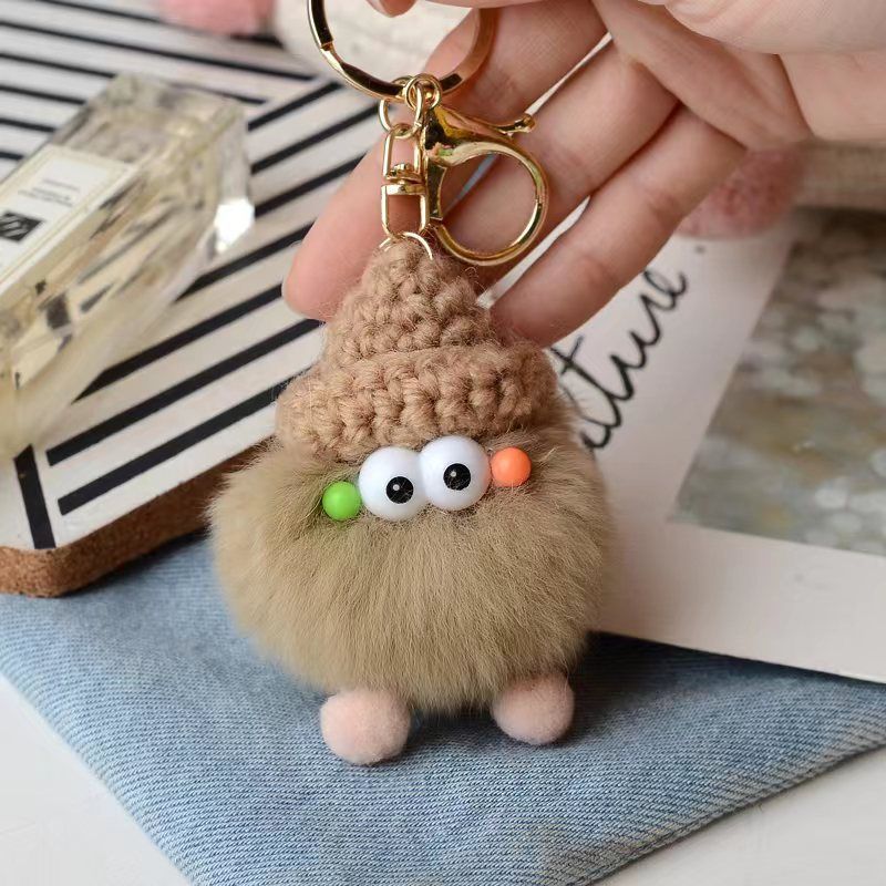 Briquette Cute Plush Bag Charms Key Ring | Orazek UK Ltd