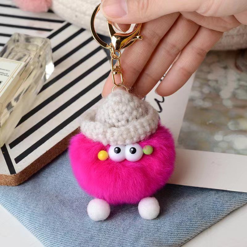 Briquette Cute Plush Bag Charms Key Ring | Orazek UK Ltd