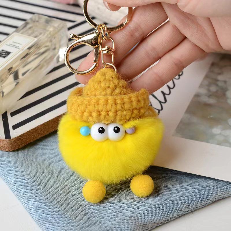 Briquette Cute Plush Bag Charms Key Ring | Orazek UK Ltd