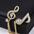 British style men's symbol music brooch brooch | Orazek UK Ltd