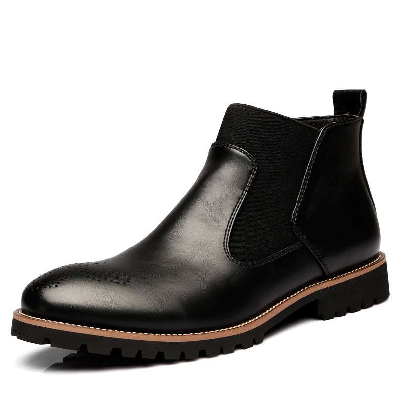 Brock Leather Boots Men Shoes Men Martin Boots | Orazek UK Ltd