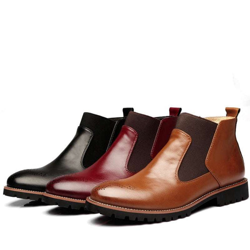 Brock Leather Boots Men Shoes Men Martin Boots Orazek UK Ltd