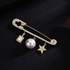 Brooch Simple Pin Coat Accessories Star Brooch | Orazek UK Ltd