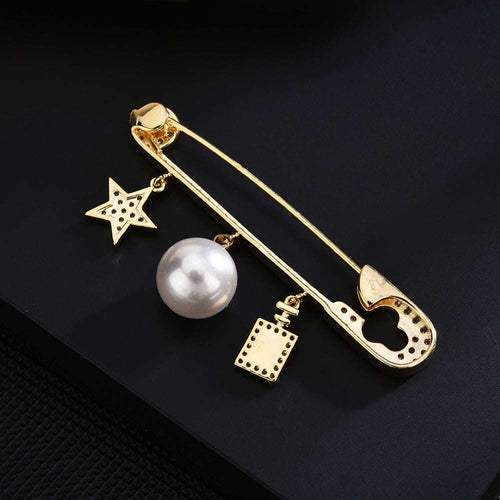 Brooch Simple Pin Coat Accessories Star Brooch Orazek UK Ltd
