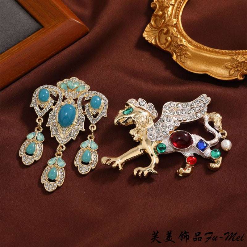 Brooch Versatile Fashion Baroque Brooch Orazek UK Ltd