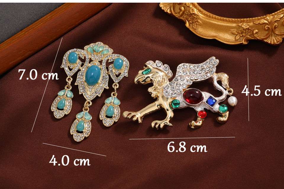 Brooch Versatile Fashion Baroque Brooch Orazek UK Ltd