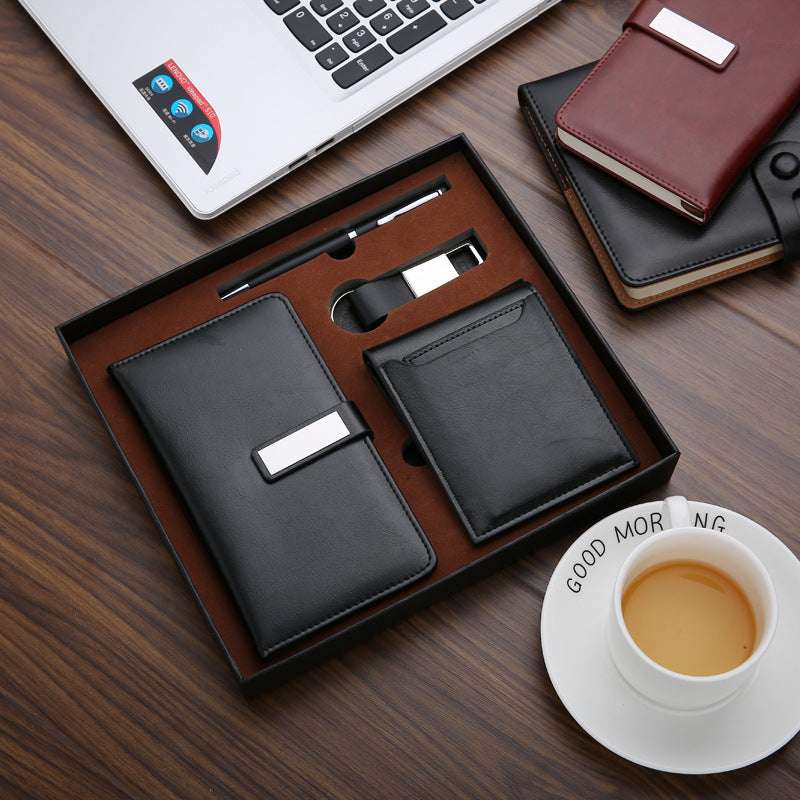 Business Notebook Set Customized Notepad Keychain Wallet Gift Set | Orazek UK Ltd