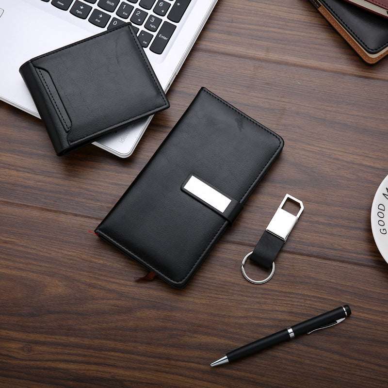 Business Notebook Set Customized Notepad Keychain Wallet Gift Set | Orazek UK Ltd