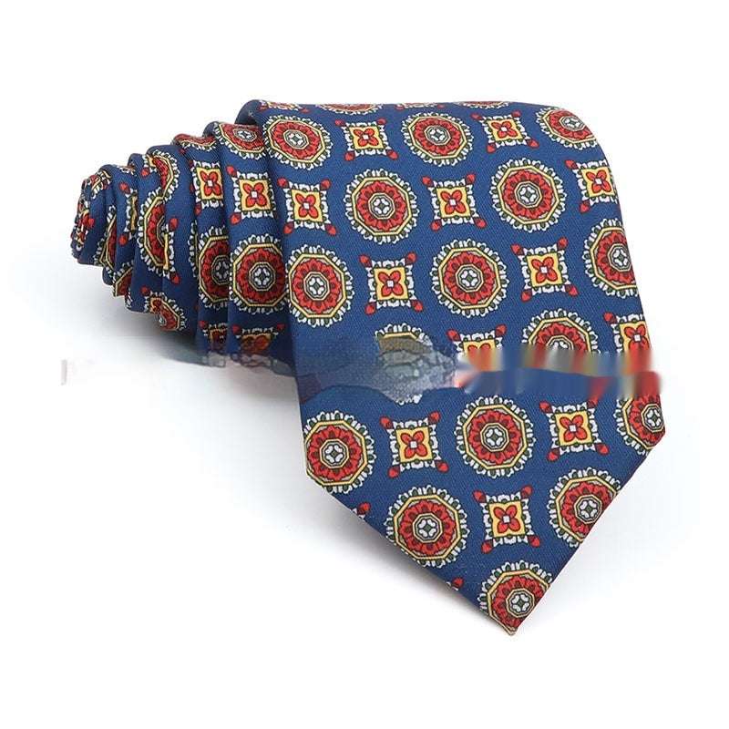 Business Polyester Men's Printed Workplace Tie | Orazek UK Ltd