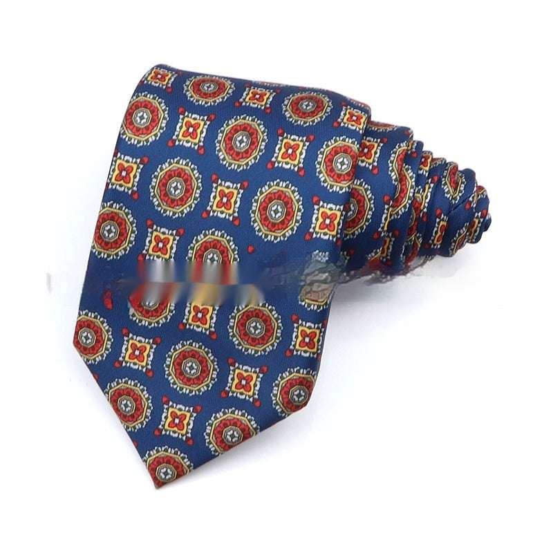 Business Polyester Men's Printed Workplace Tie | Orazek UK Ltd