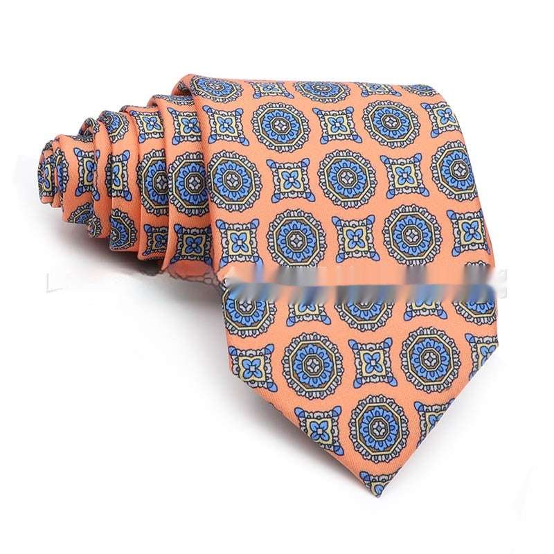 Business Polyester Men's Printed Workplace Tie | Orazek UK Ltd