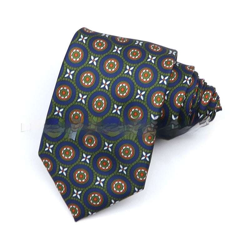 Business Polyester Men's Printed Workplace Tie | Orazek UK Ltd