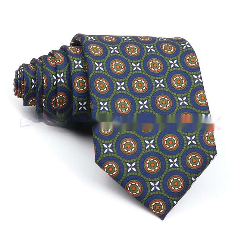Business Polyester Men's Printed Workplace Tie | Orazek UK Ltd
