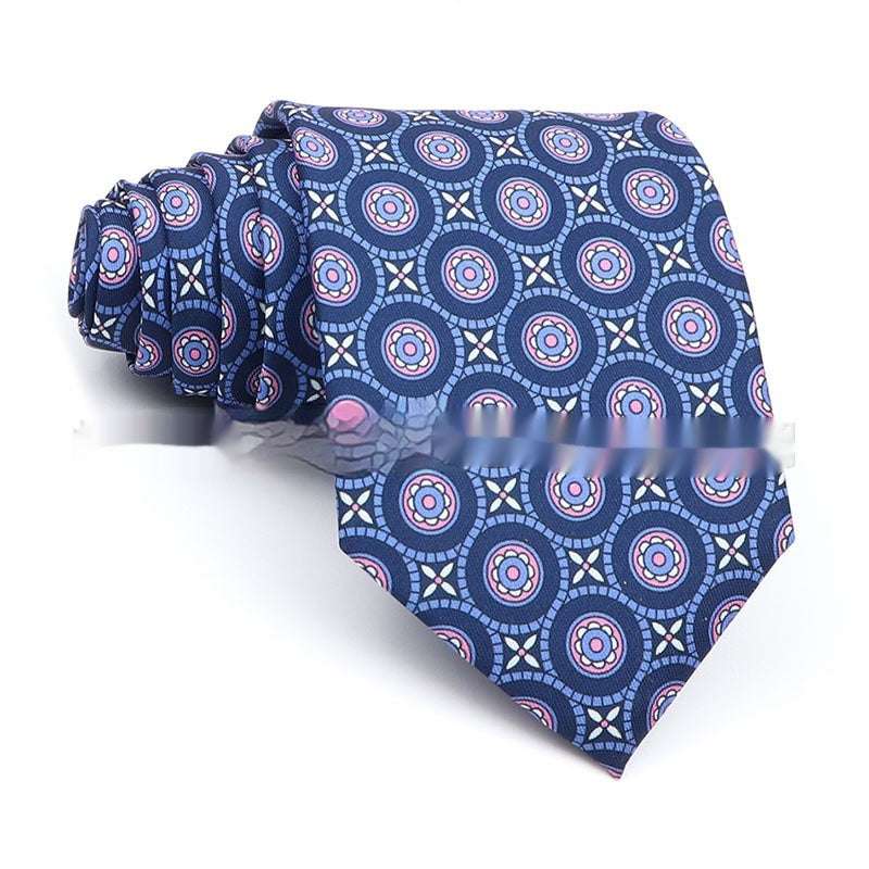 Business Polyester Men's Printed Workplace Tie | Orazek UK Ltd