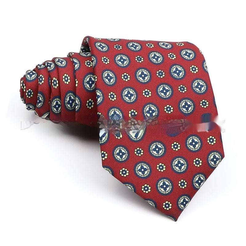 Business Polyester Men's Printed Workplace Tie | Orazek UK Ltd