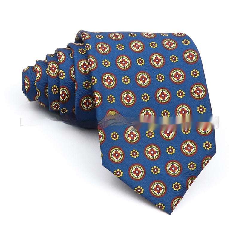 Business Polyester Men's Printed Workplace Tie | Orazek UK Ltd