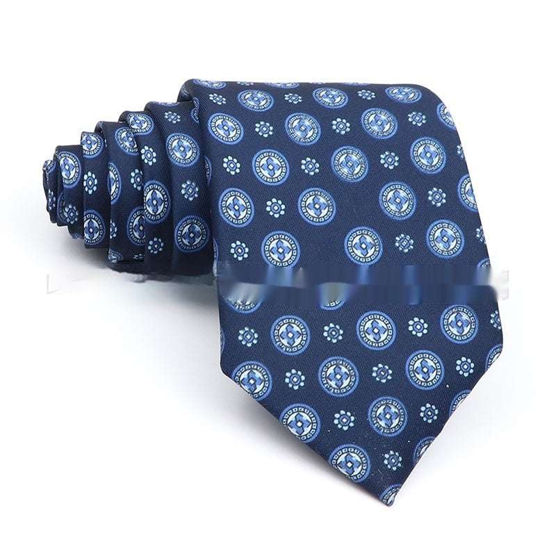 Business Polyester Men's Printed Workplace Tie | Orazek UK Ltd